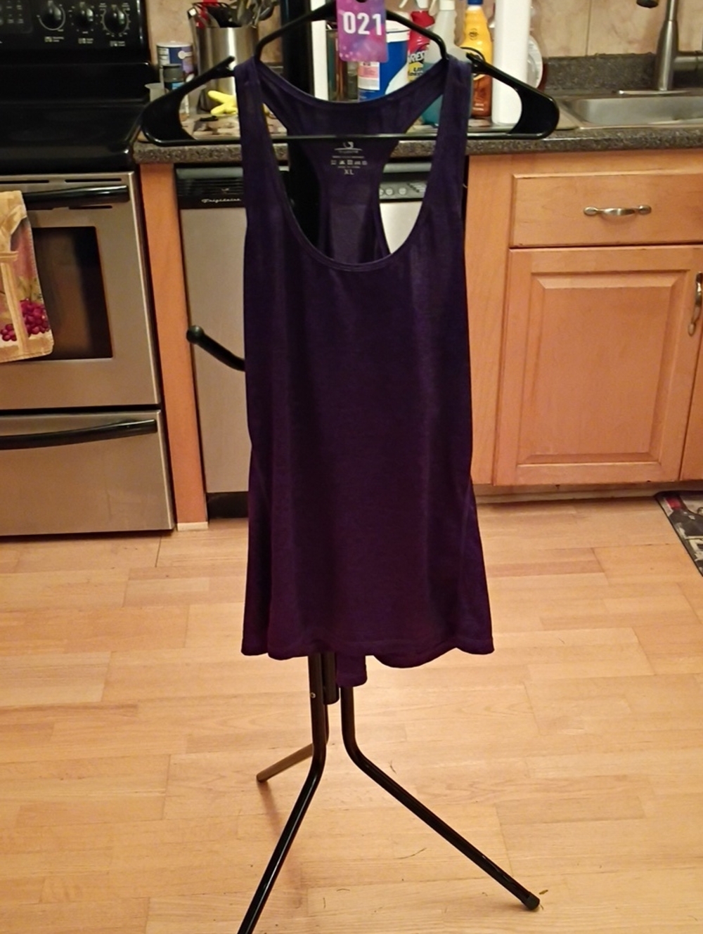 Women's Racerback Tank Top in Deep Purple
